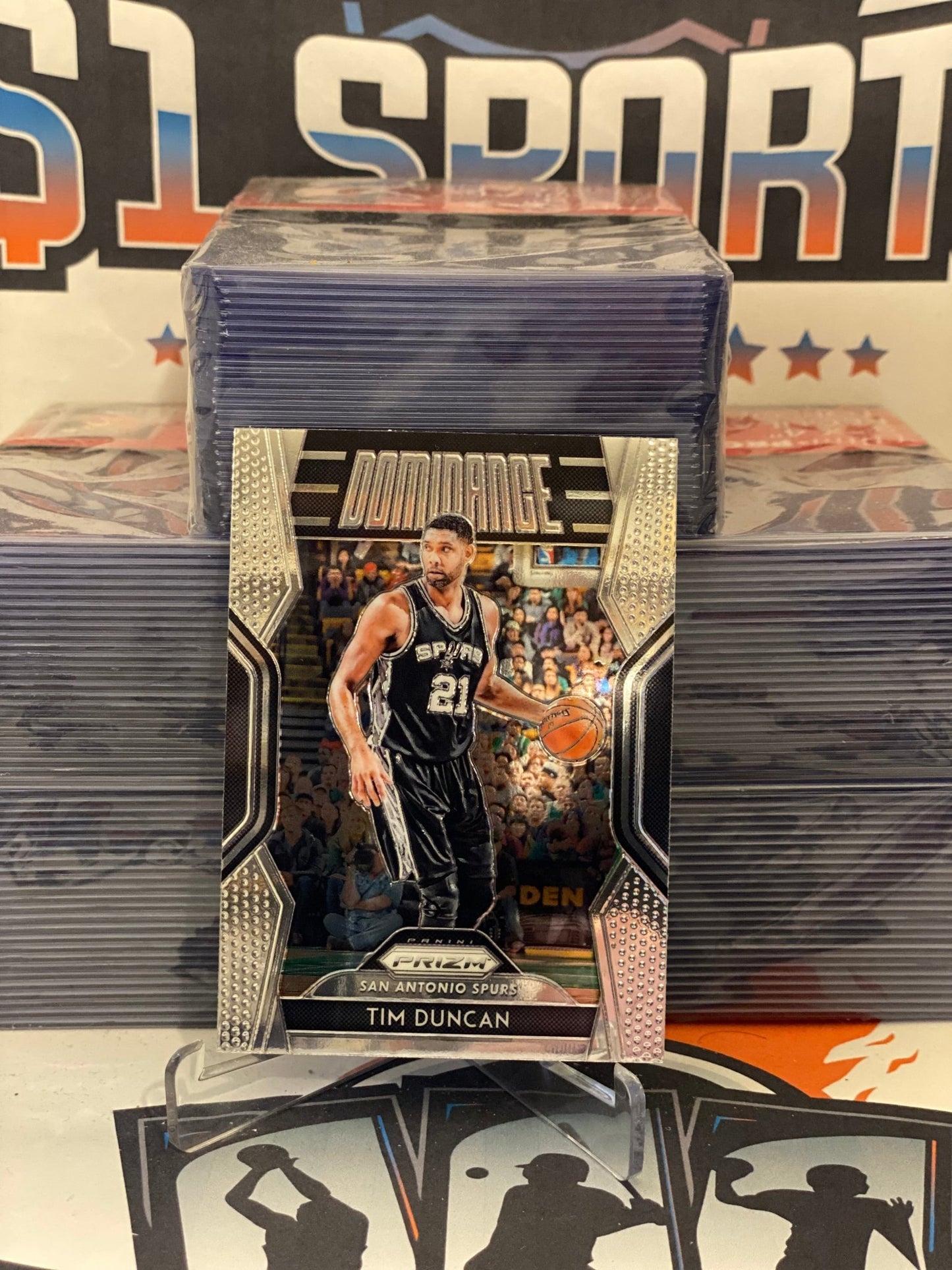 2018 Panini Prizm (Dominance) Tim Duncan #27