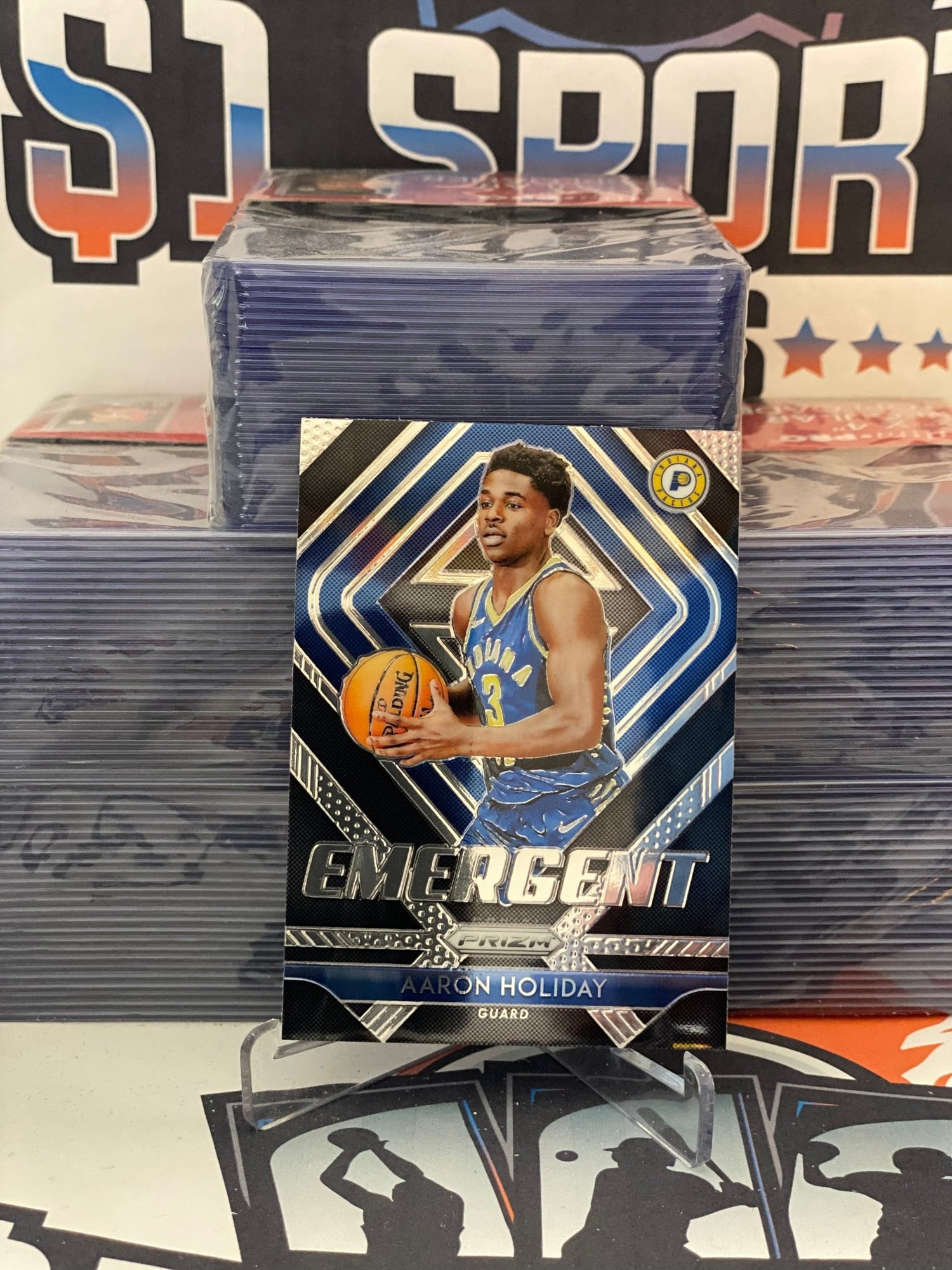 2018 Panini Prizm (Emergent) Aaron Holiday Rookie #23