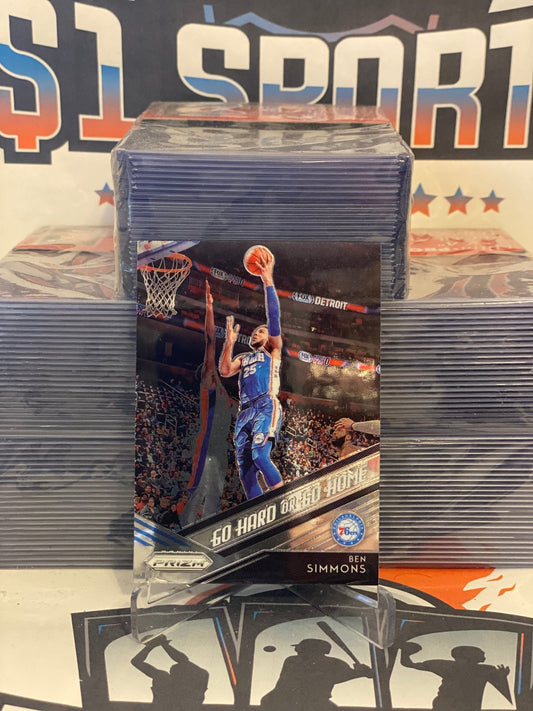 2018 Panini Prizm (Go Hard or Go Home) Ben Simmons #8