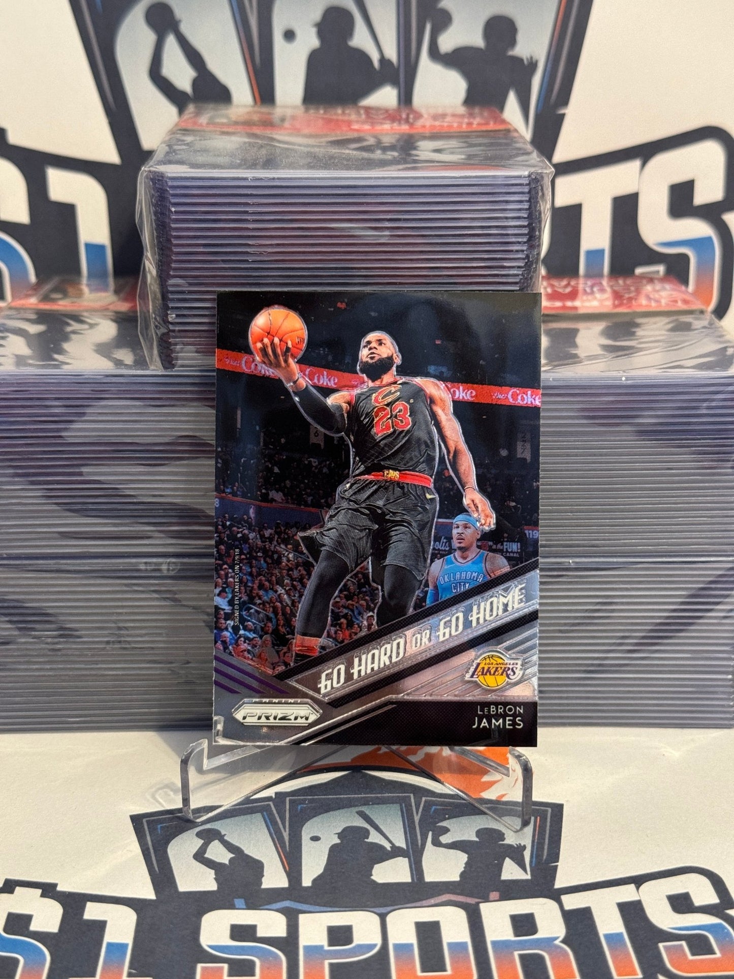 2018 Panini Prizm (Go Hard or Go Home) LeBron James #2