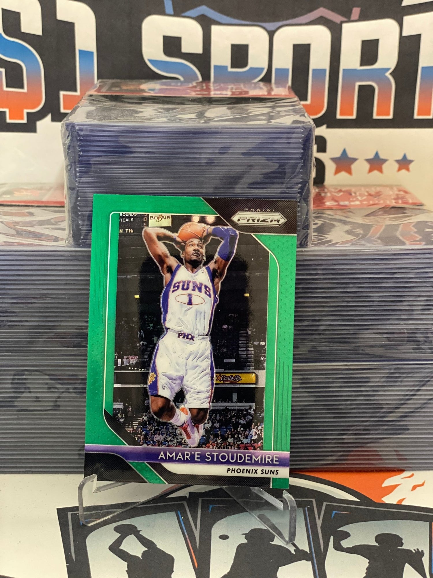 2018 Panini Prizm (Green Prizm) Amar'e Stoudemire #295