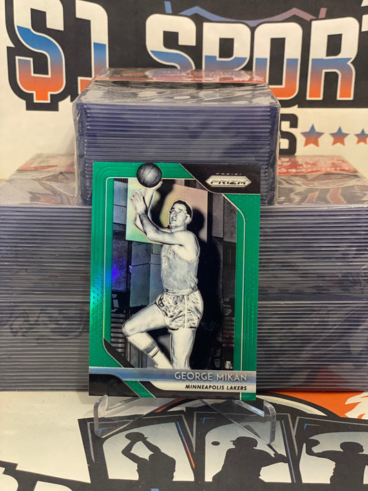 2018 Panini Prizm (Green Prizm) George Mikan #285