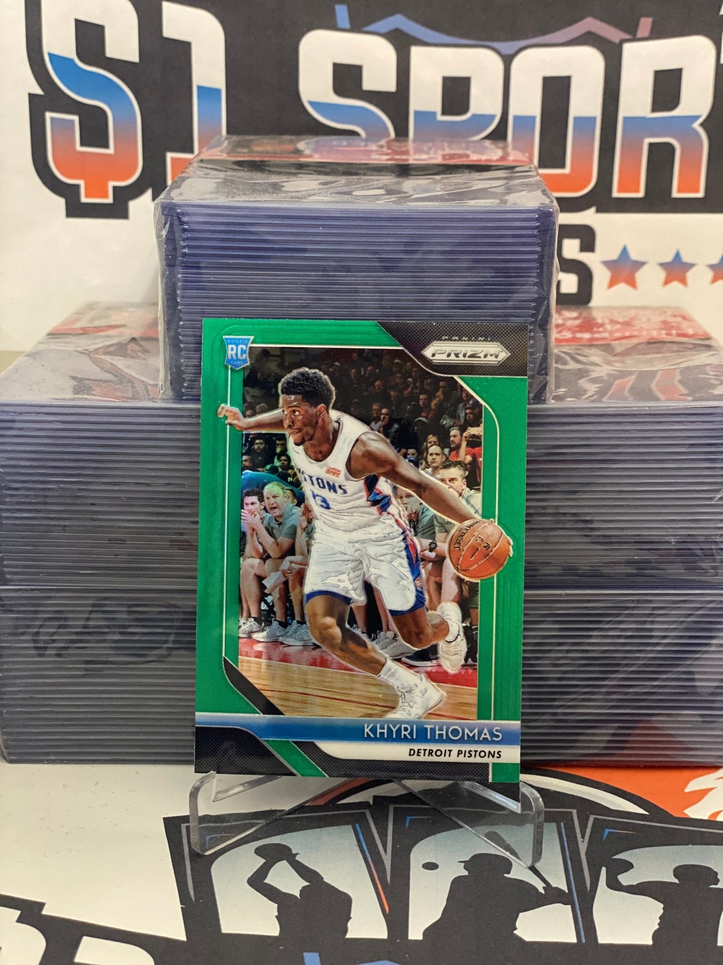 2018 Panini Prizm (Green Prizm) Khyri Thomas Rookie #122