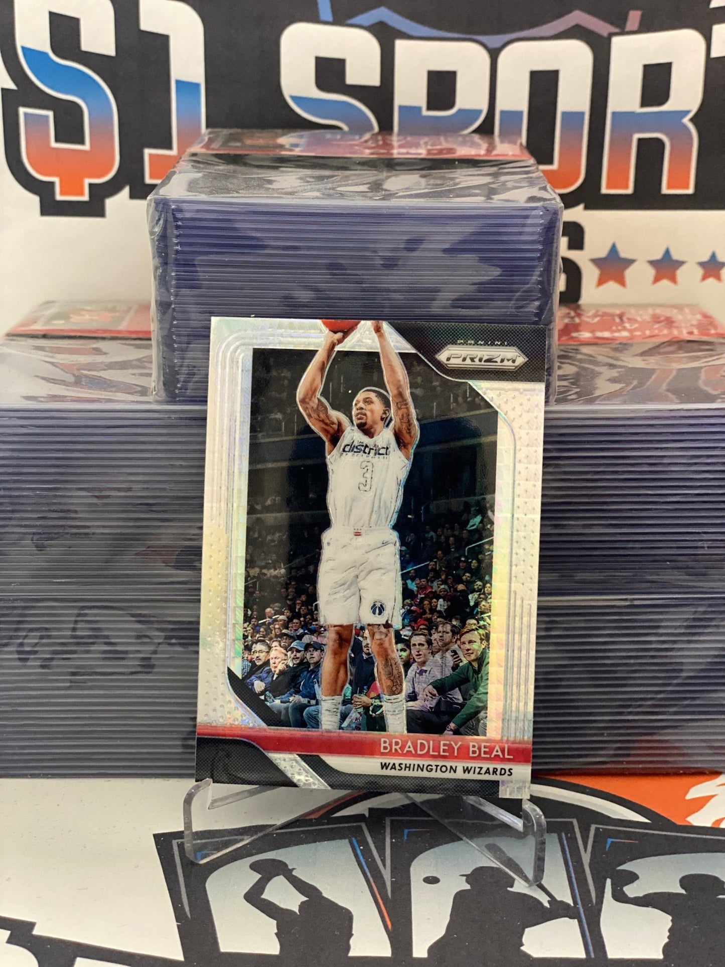 2018 Panini Prizm (Hyper Prizm) Bradley Beal #233