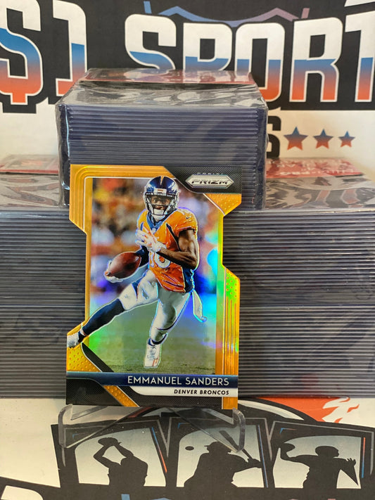 2018 Panini Prizm (Orange Die Cut Prizm 187/249) Emmanuel Sanders #139