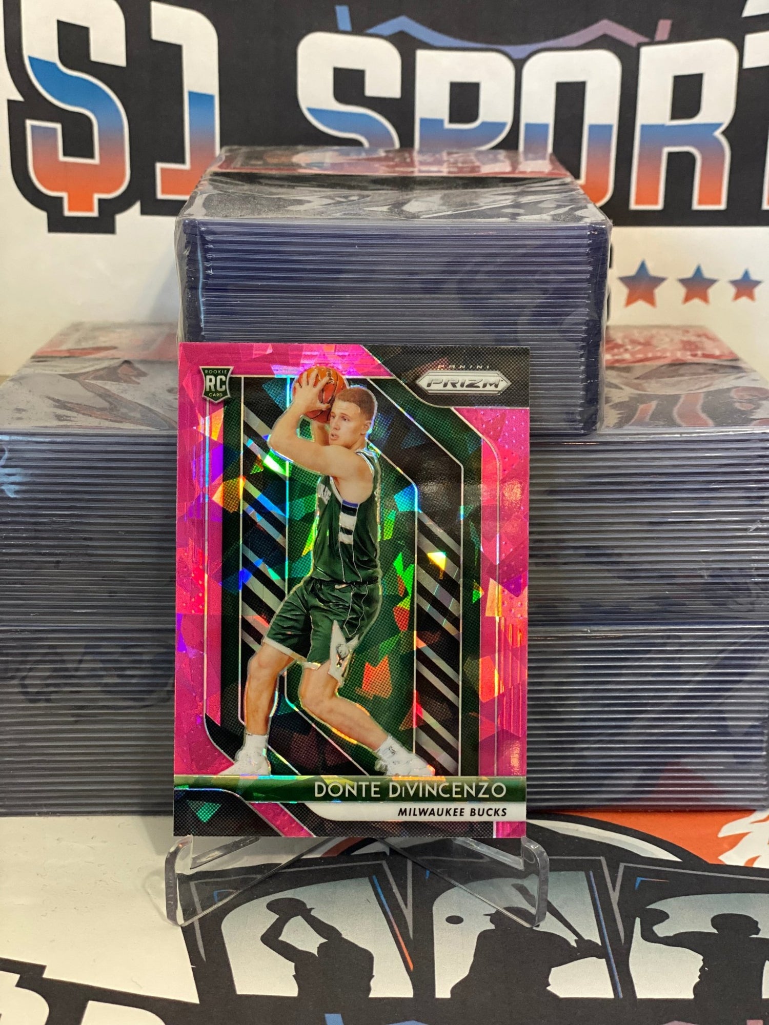 2018 Panini Prizm (Pink Ice Prizm) Donte DiVincenzo Rookie #246