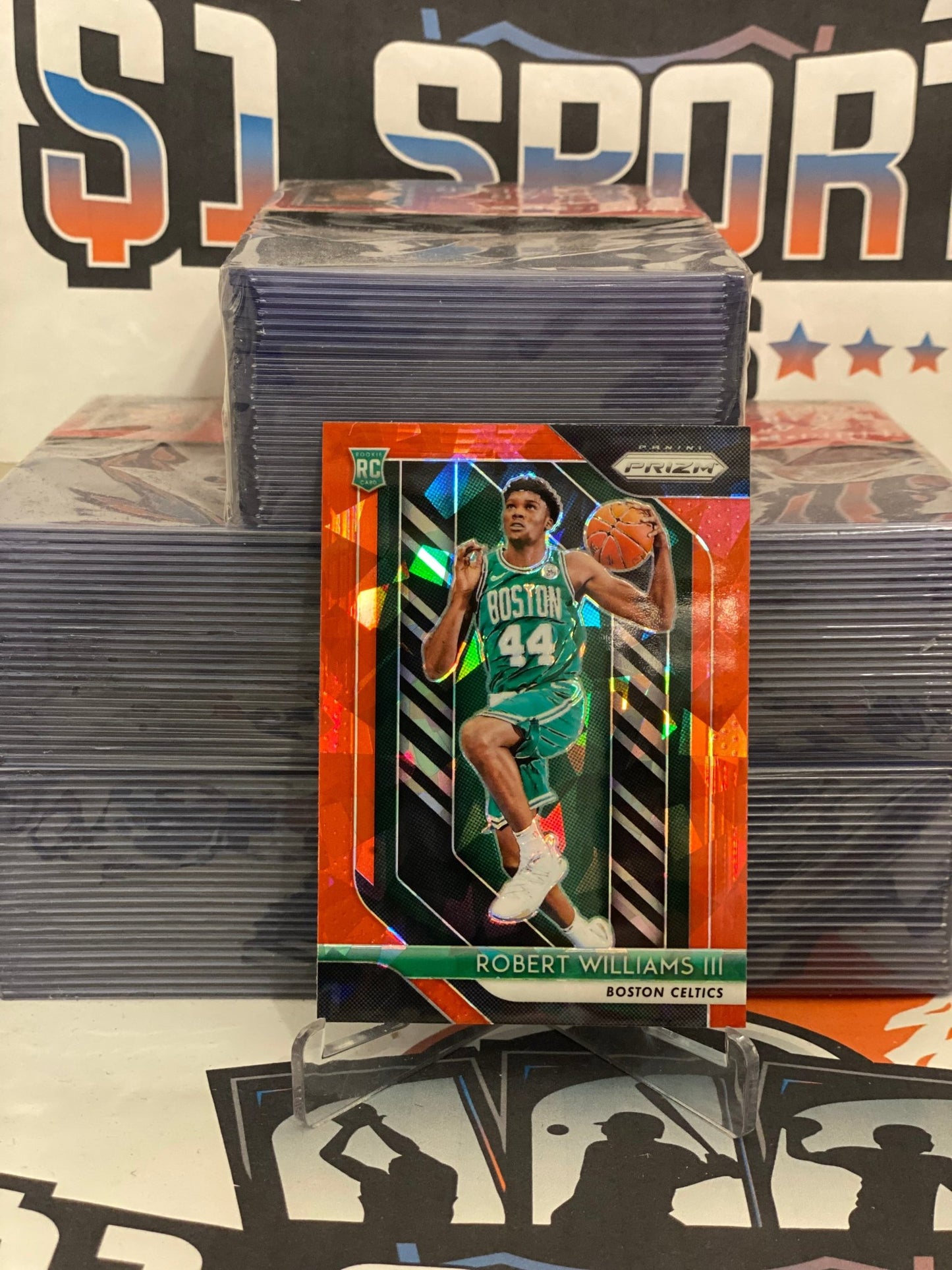 2018 Panini Prizm (Red Ice Prizm) Robert Williams III Rookie #138