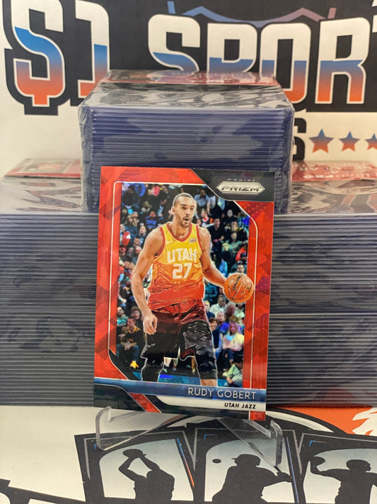 2018 Panini Prizm (Red Ice Prizm) Rudy Gobert #193