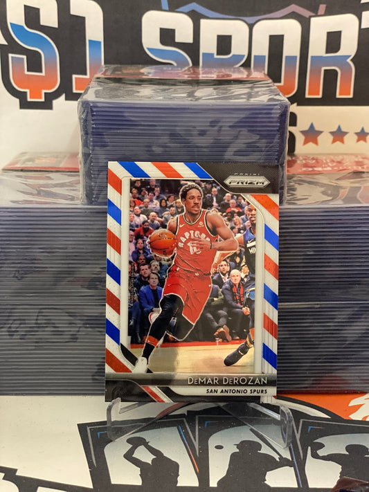 2018 Panini Prizm (Red White Blue Prizm) DeMar DeRozan #271