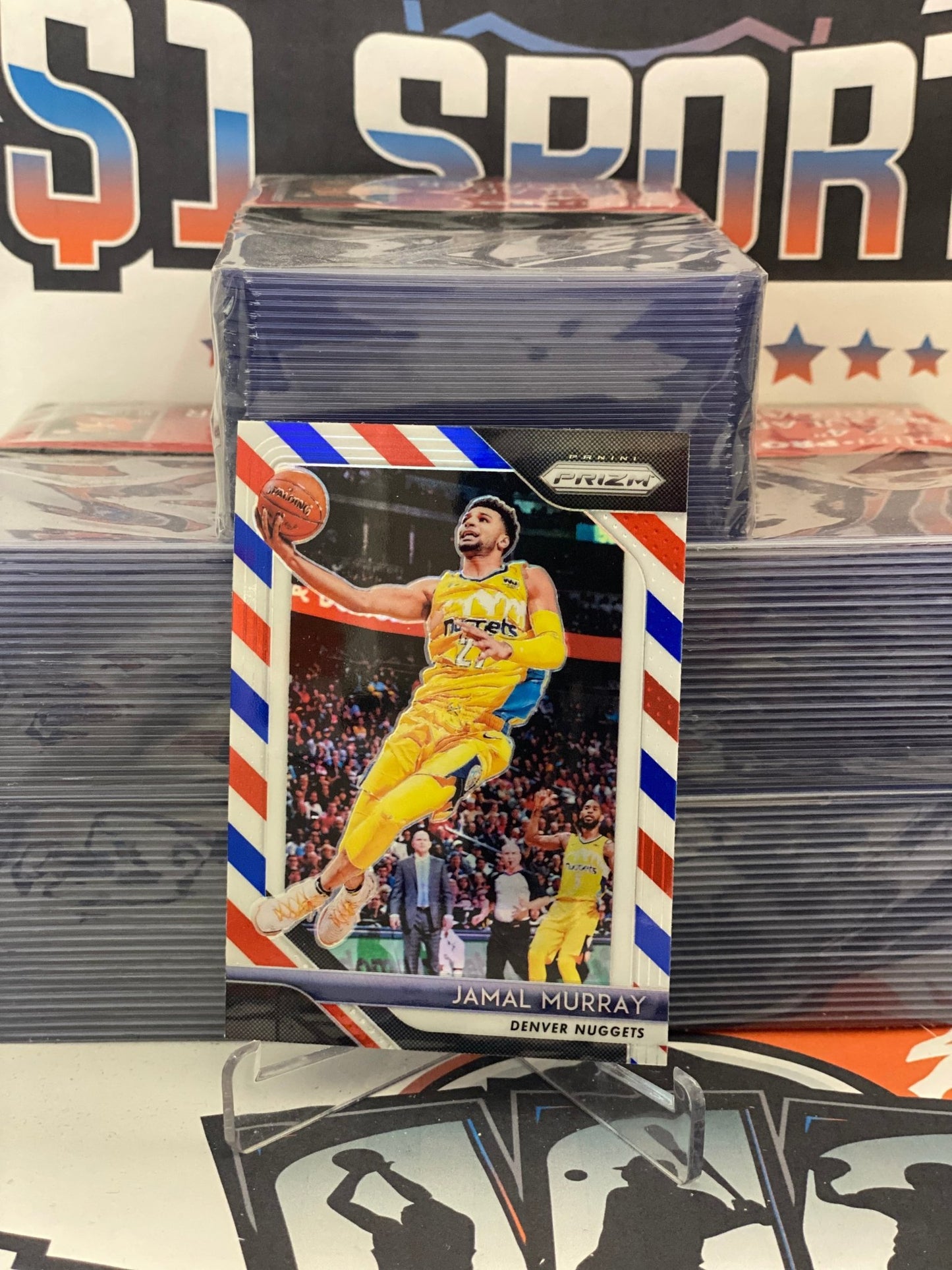 2018 Panini Prizm (Red White Blue Prizm) Jamal Murray #62