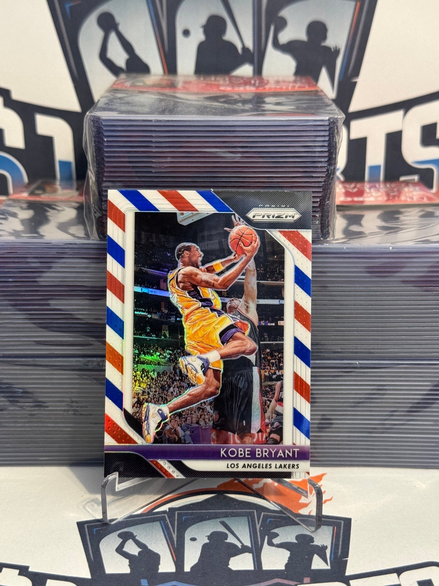 2018 Panini Prizm (Red White Blue Prizm) Kobe Bryant #15