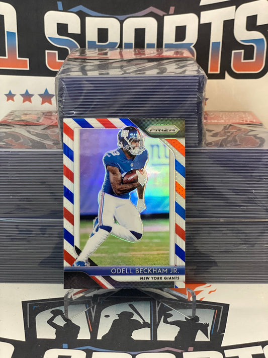2018 Panini Prizm (Red White Blue Prizm) Odell Beckham Jr. #58