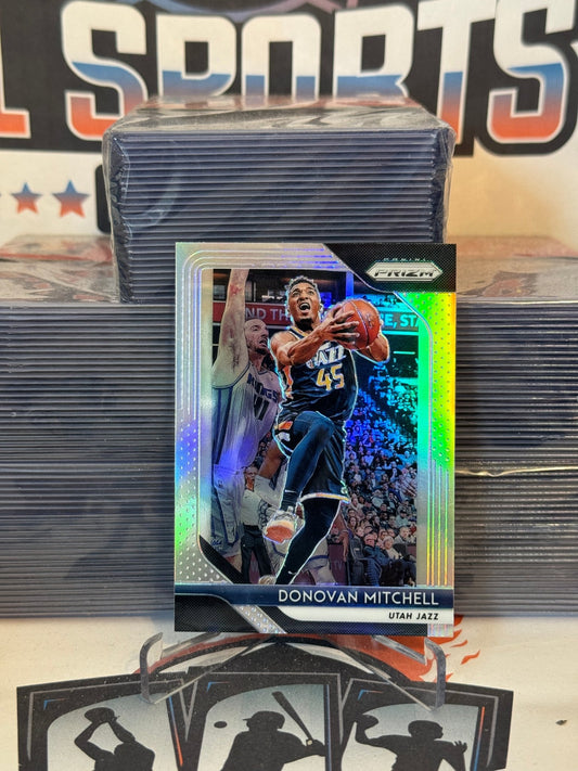 2018 Panini Prizm (Silver Prizm, 2nd Year) Donovan Mitchell #143