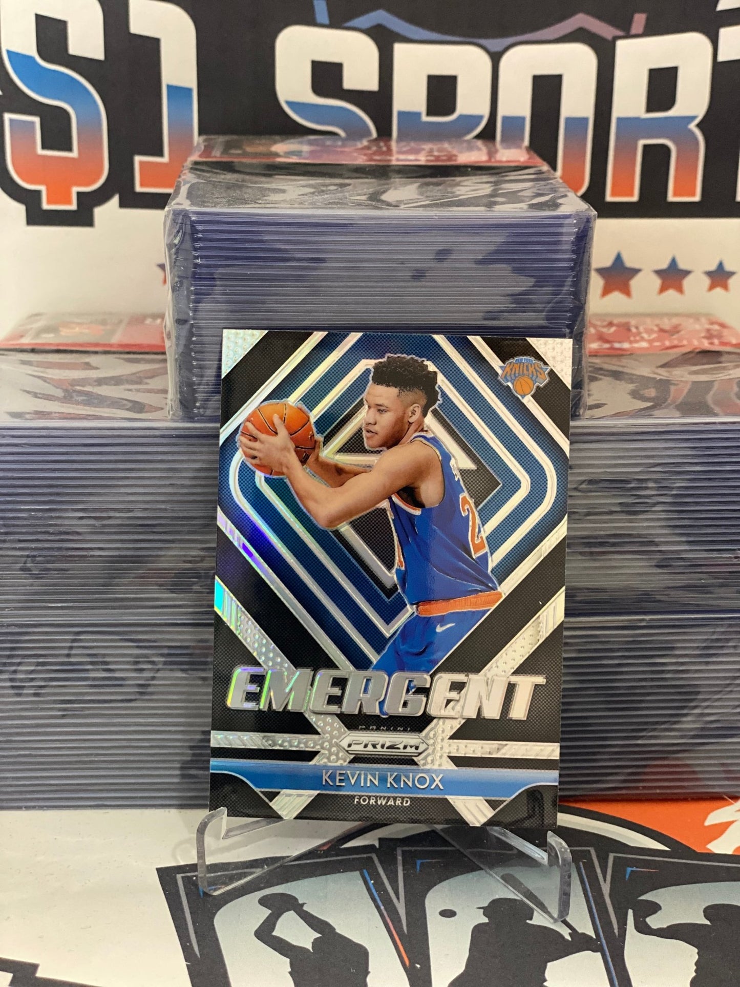 2018 Panini Prizm (Silver Prizm, Emergent) Kevin Knox Rookie #9