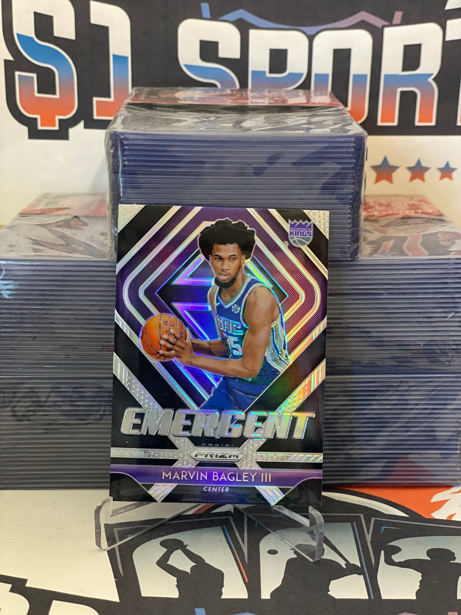 2018 Panini Prizm (Silver Prizm, Emergent) Marvin Bagley III Rookie #2