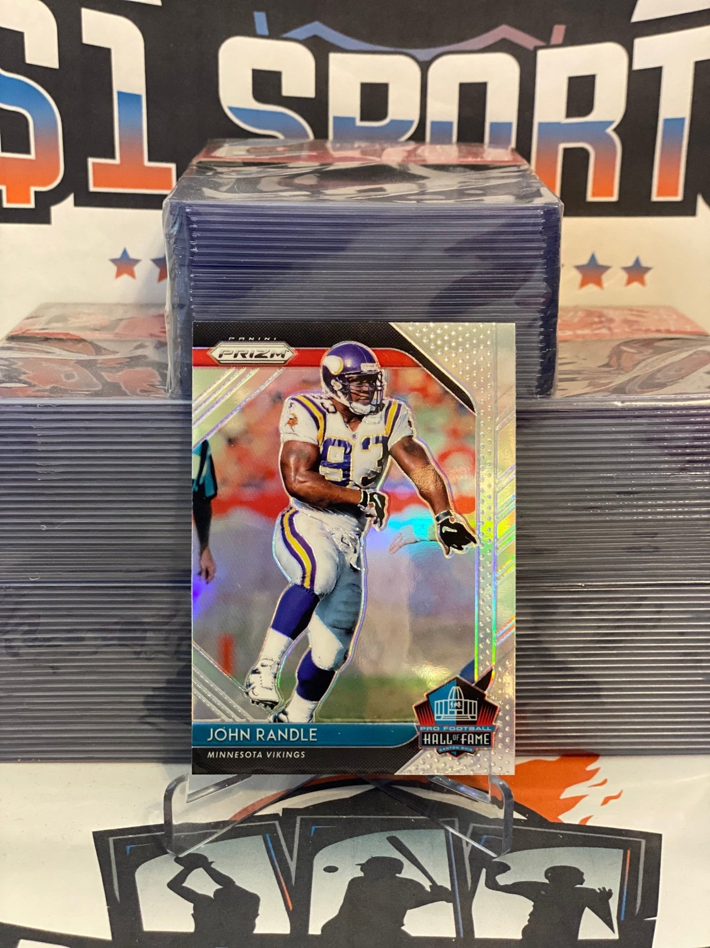 2018 Panini Prizm (Silver Prizm, Hall of Fame) John Randle #HOF-15