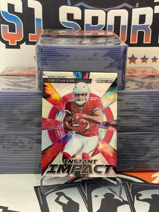 2018 Panini Prizm (Silver Prizm, Instant Impact) Christian Kirk Rookie #II-19