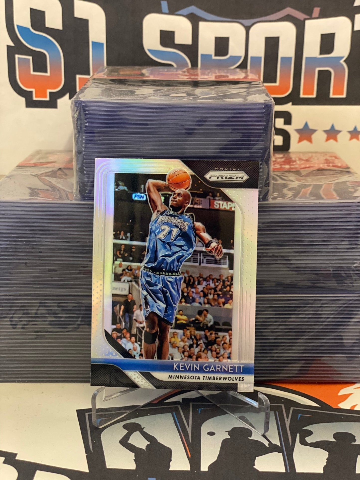 2018 Panini Prizm (Silver Prizm) Kevin Garnett #235