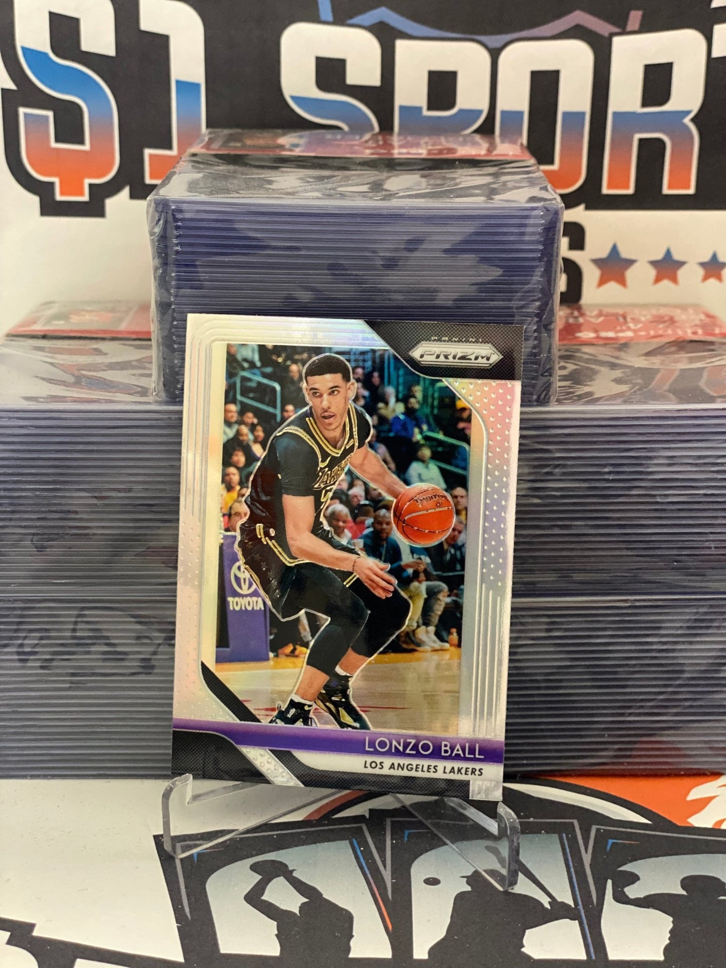 2018 Panini Prizm (Silver Prizm) Lonzo Ball #294