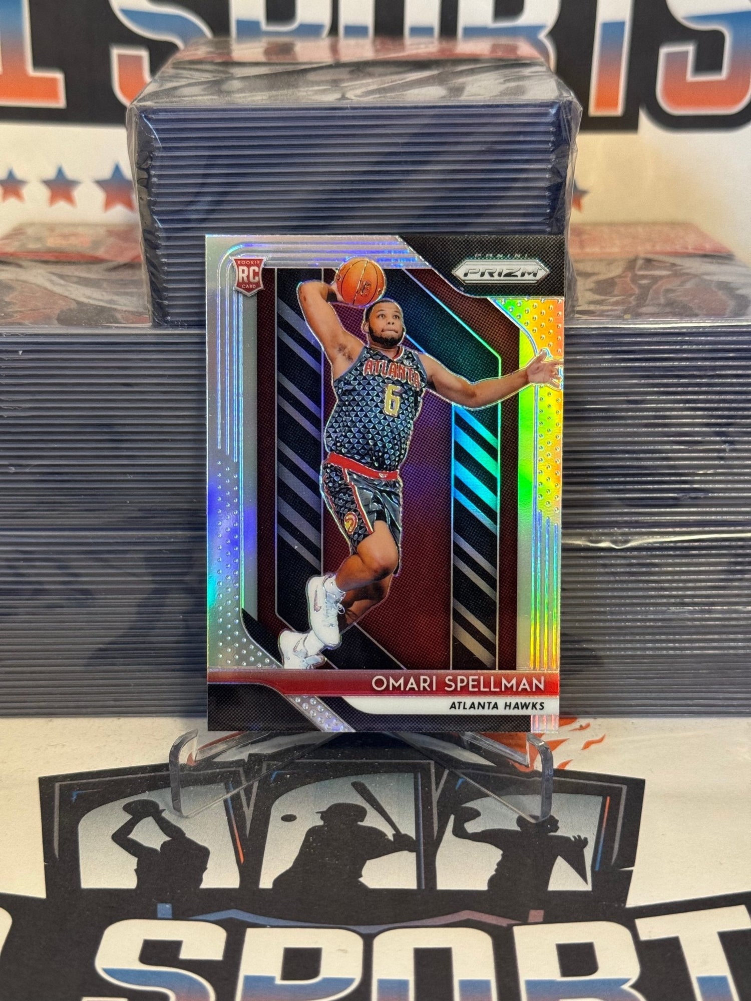 2018 Panini Prizm (Silver Prizm) Omari Spellman Rookie #88