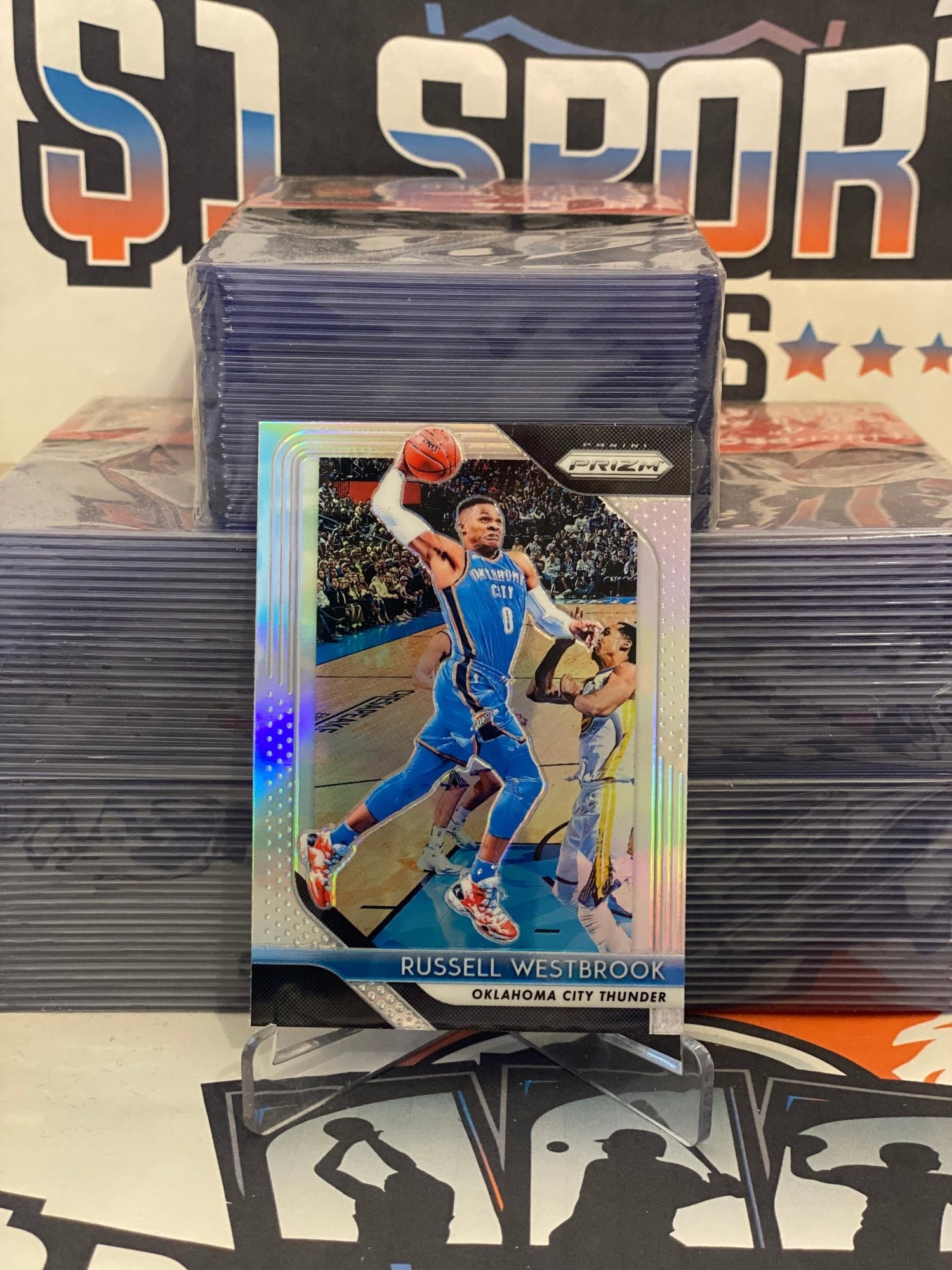 2018 Panini Prizm (Silver Prizm) Russell Westbrook #39