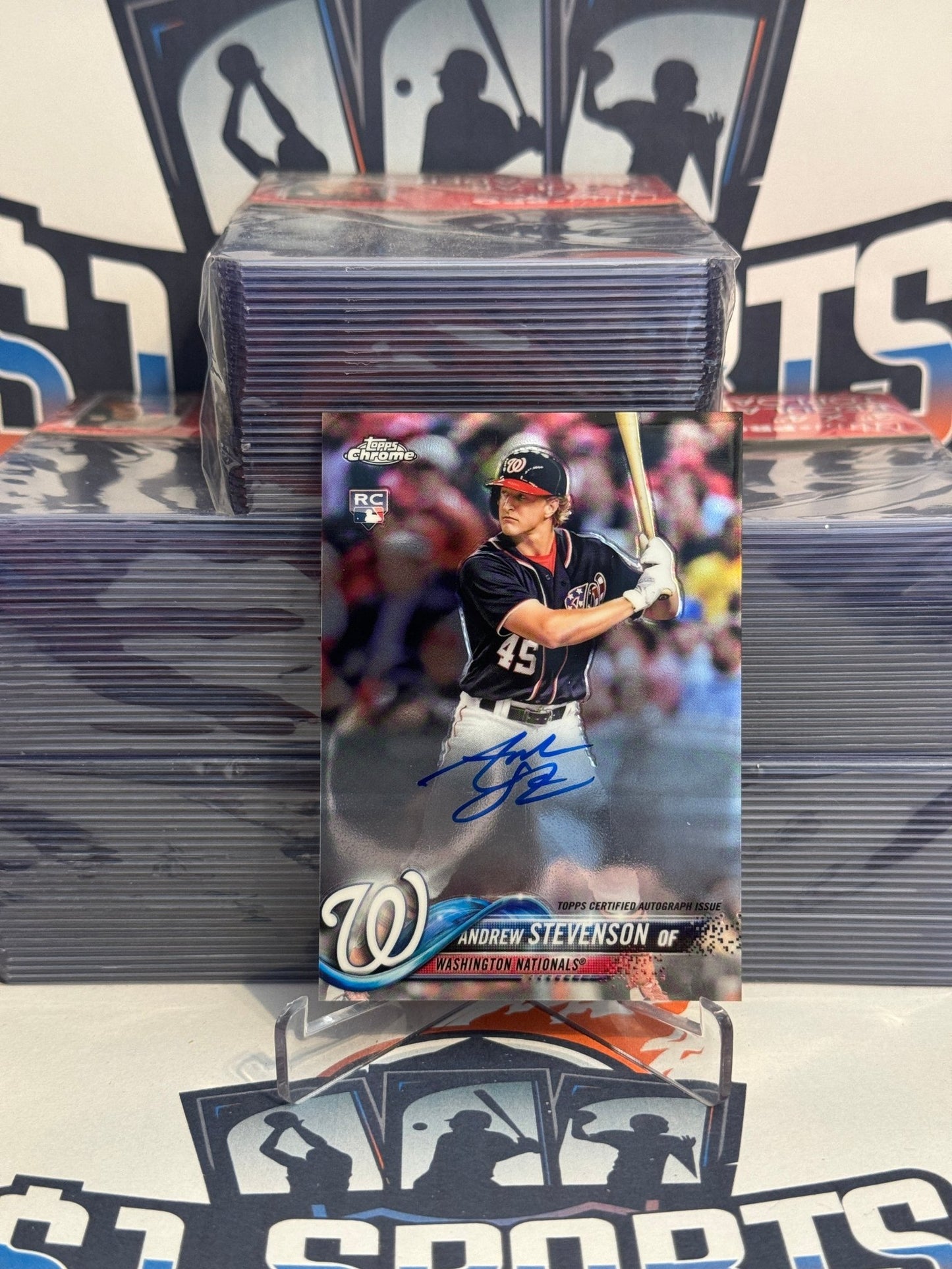 2018 Topps (Auto) Andrew Stevenson Rookie #RA-AS