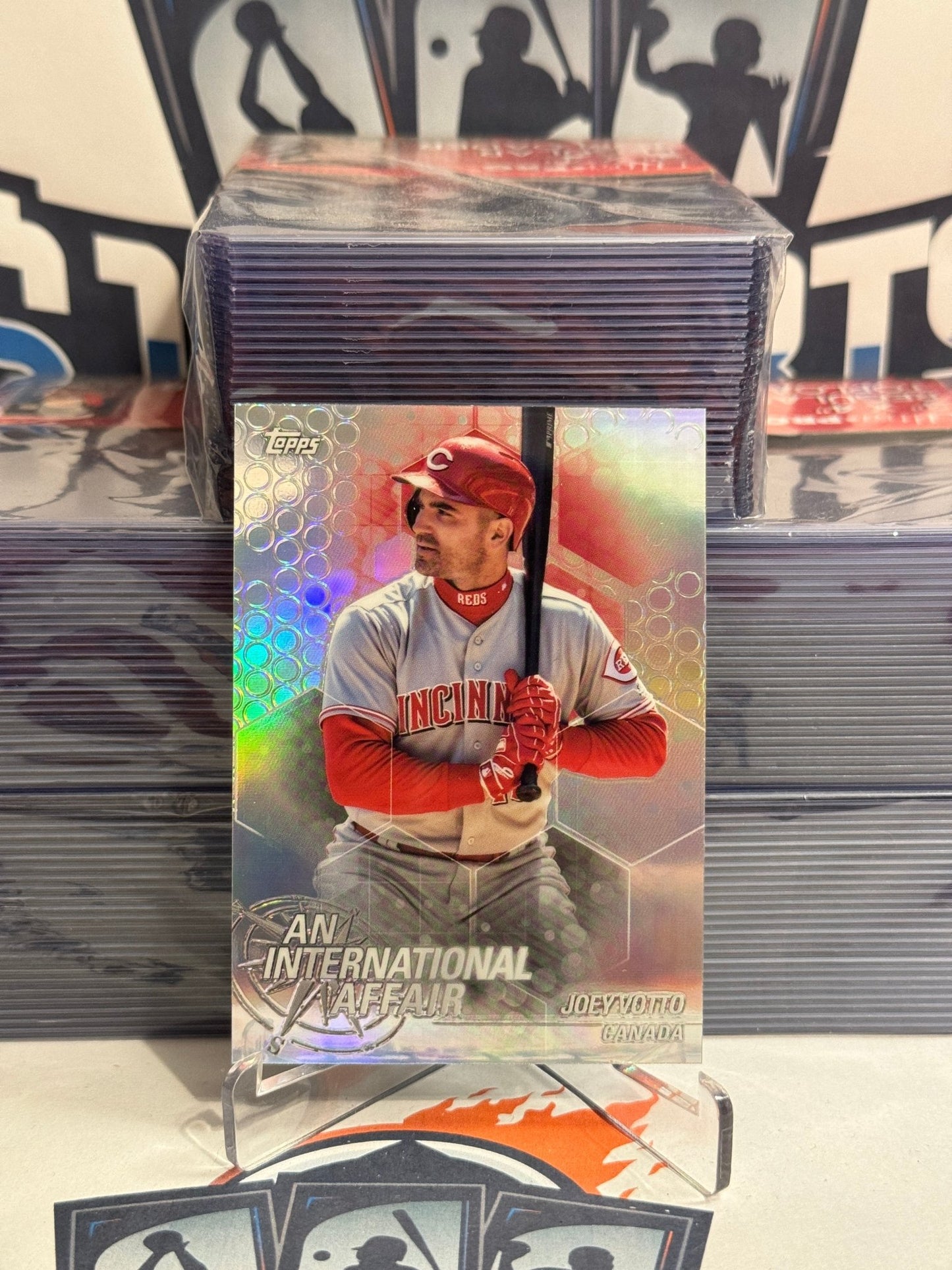 2018 Topps Chrome (International Affair) Joey Votto #IA-JV