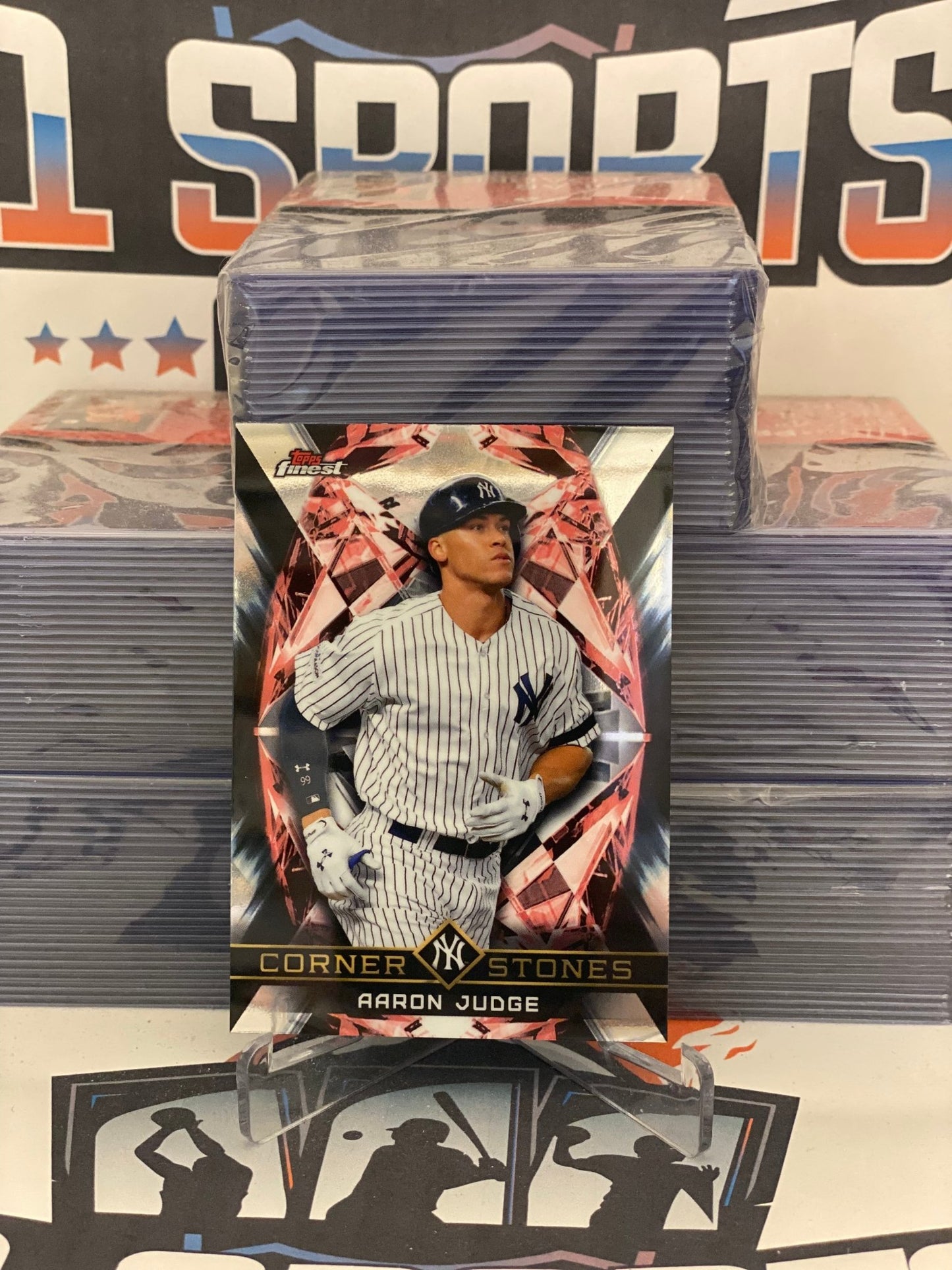 2018 Topps Finest (Corner Stones) Aaron Judge #FC-AJ