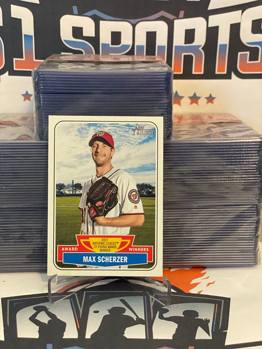 2018 Topps Heritage (Award Winners) Max Scherzer #AW-4