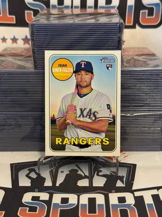 2018 Topps Heritage Isiah Kiner-Falefa Rookie #674