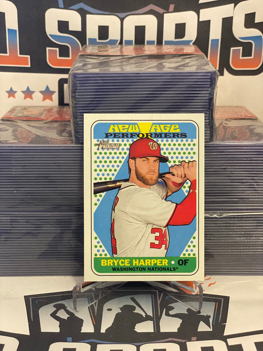 2018 Topps Heritage (New Age Performers) Bryce Harper #NAP-8