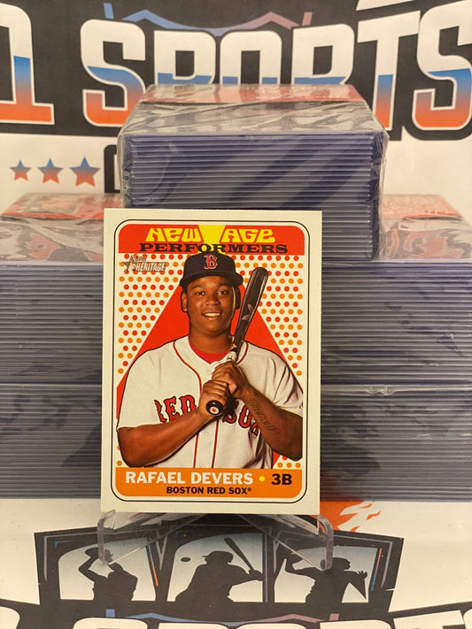 2018 Topps Heritage (New Age Performers) Rafael Devers #NAP-21