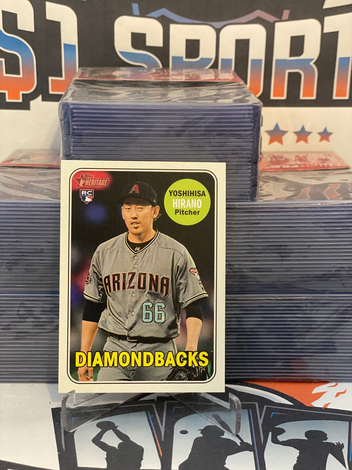 2018 Topps Heritage Yoshihisa Hirano Rookie #512