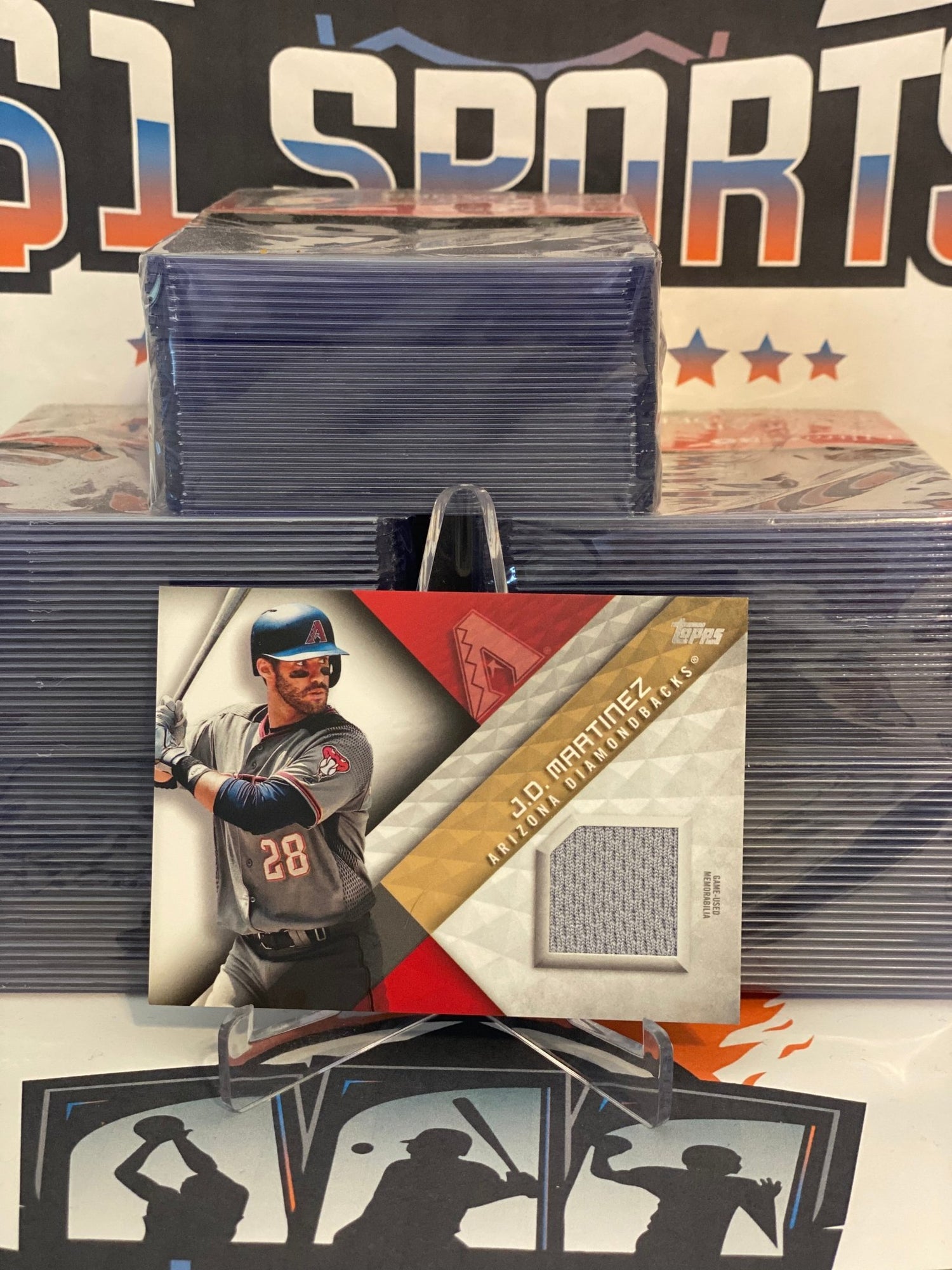 2018 Topps (Major League Material Relic) J.D. Martinez #MLM-JM