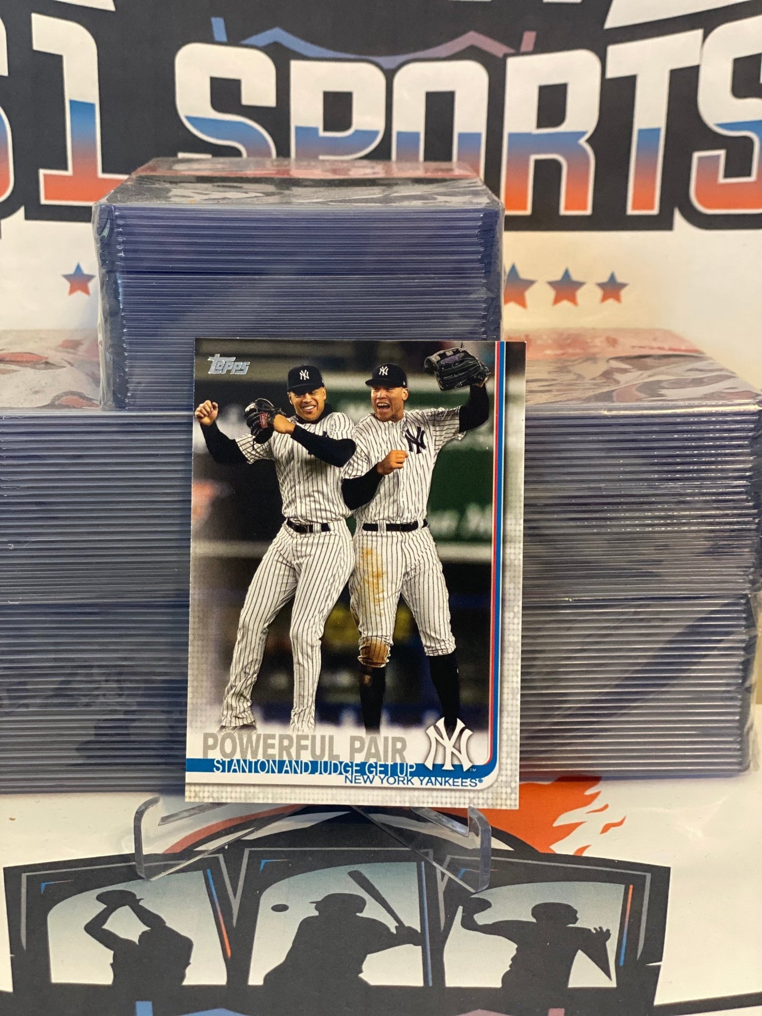 2018 Topps (Powerful Pair) Aaron Judge & Giancarlo Stanton #444