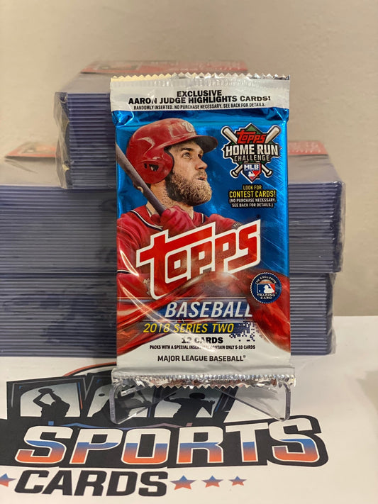 2018 Topps Series 2 MLB Baseball Retail Pack