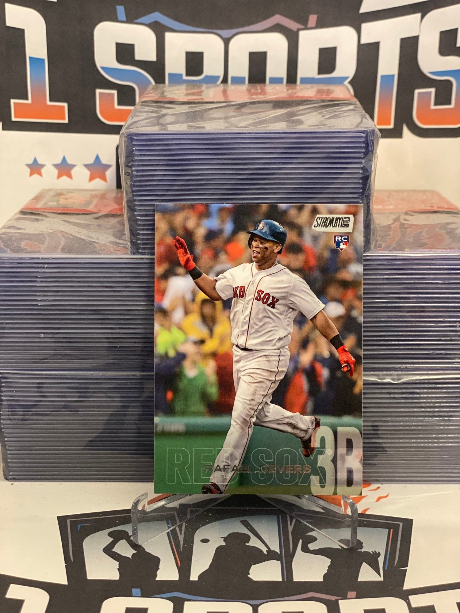 2018 Topps Stadium Club Rafael Devers Rookie #117