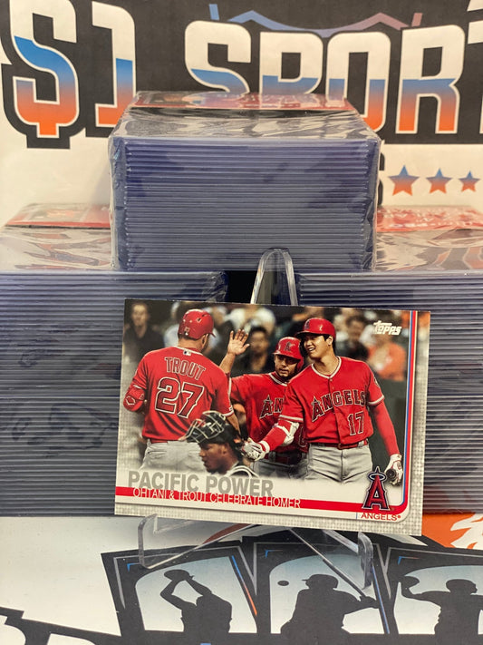 2018 Topps Update (Pacific Power) Shohei Ohtani & Mike Trout #US189