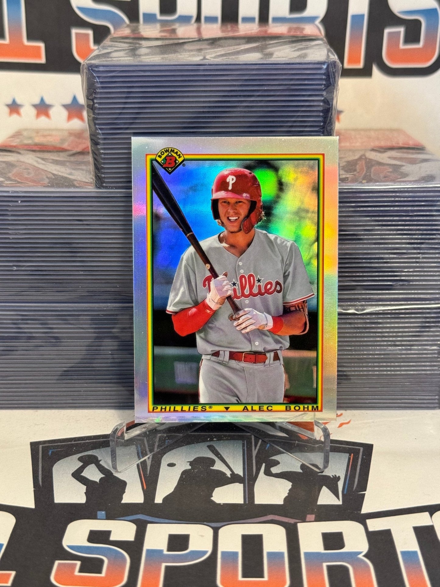 2019 Bowman Chrome (1990 Redux) Alec Bohm #90B-AB