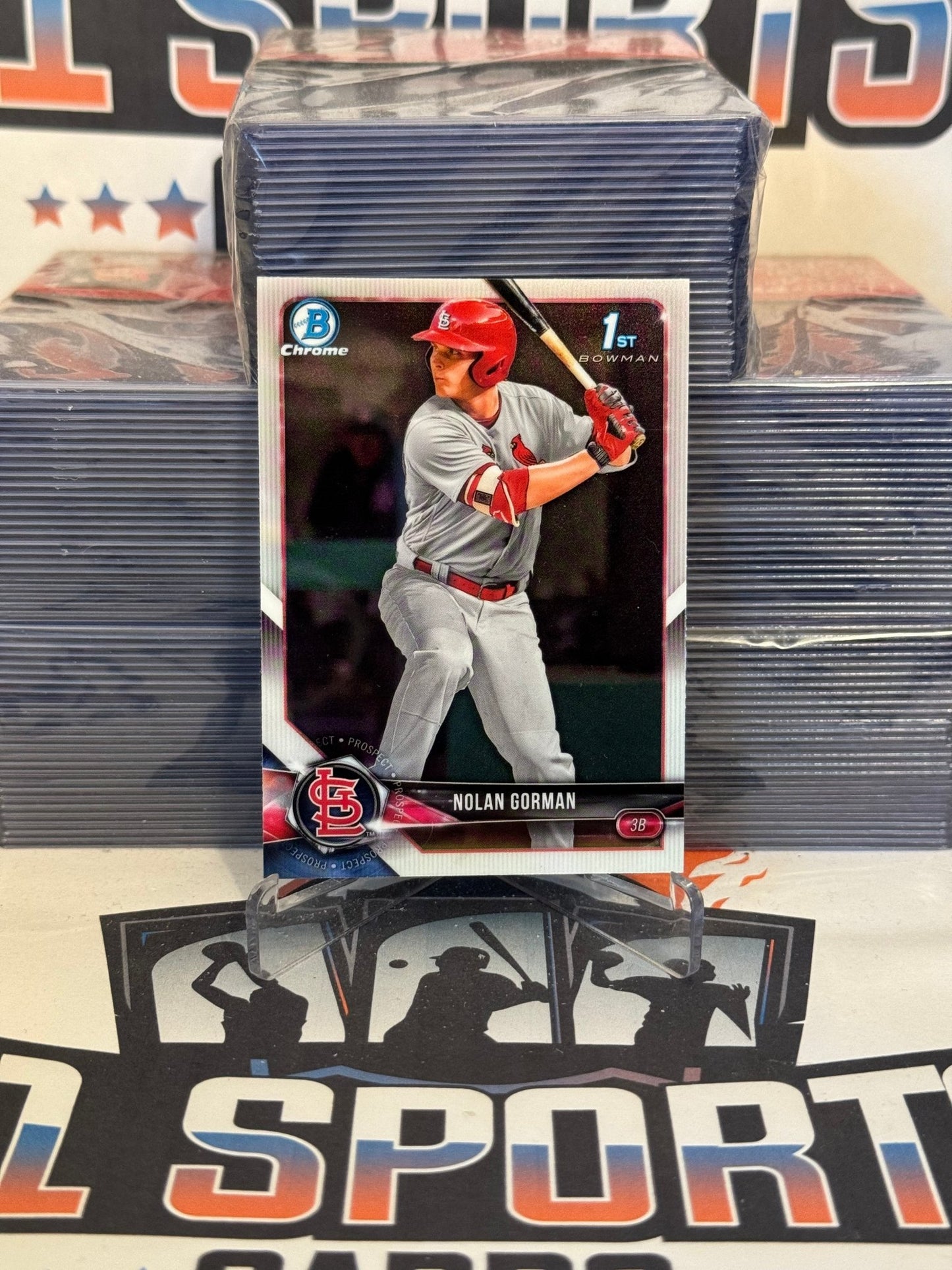 2019 Bowman Draft Chrome (1st Bowman) Nolan Gorman #BDC-117