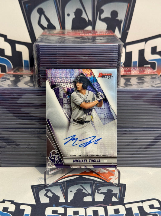 2019 Bowman's Best (Auto) Michael Toglia #B19-MT0