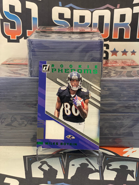 2019 Donruss (Green, Rookie Phenoms Relic) Miles Boykin #RPJ-30