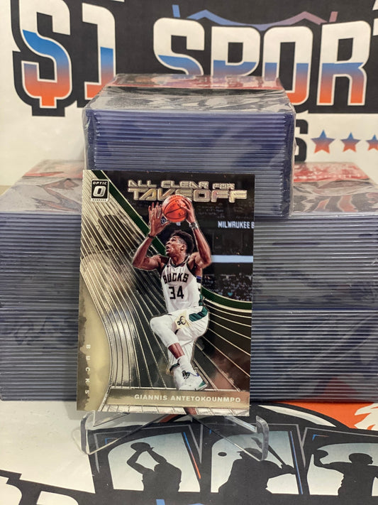 2019 Donruss Optic (All Clear for Takeoff) Giannis Antetokounmpo #6
