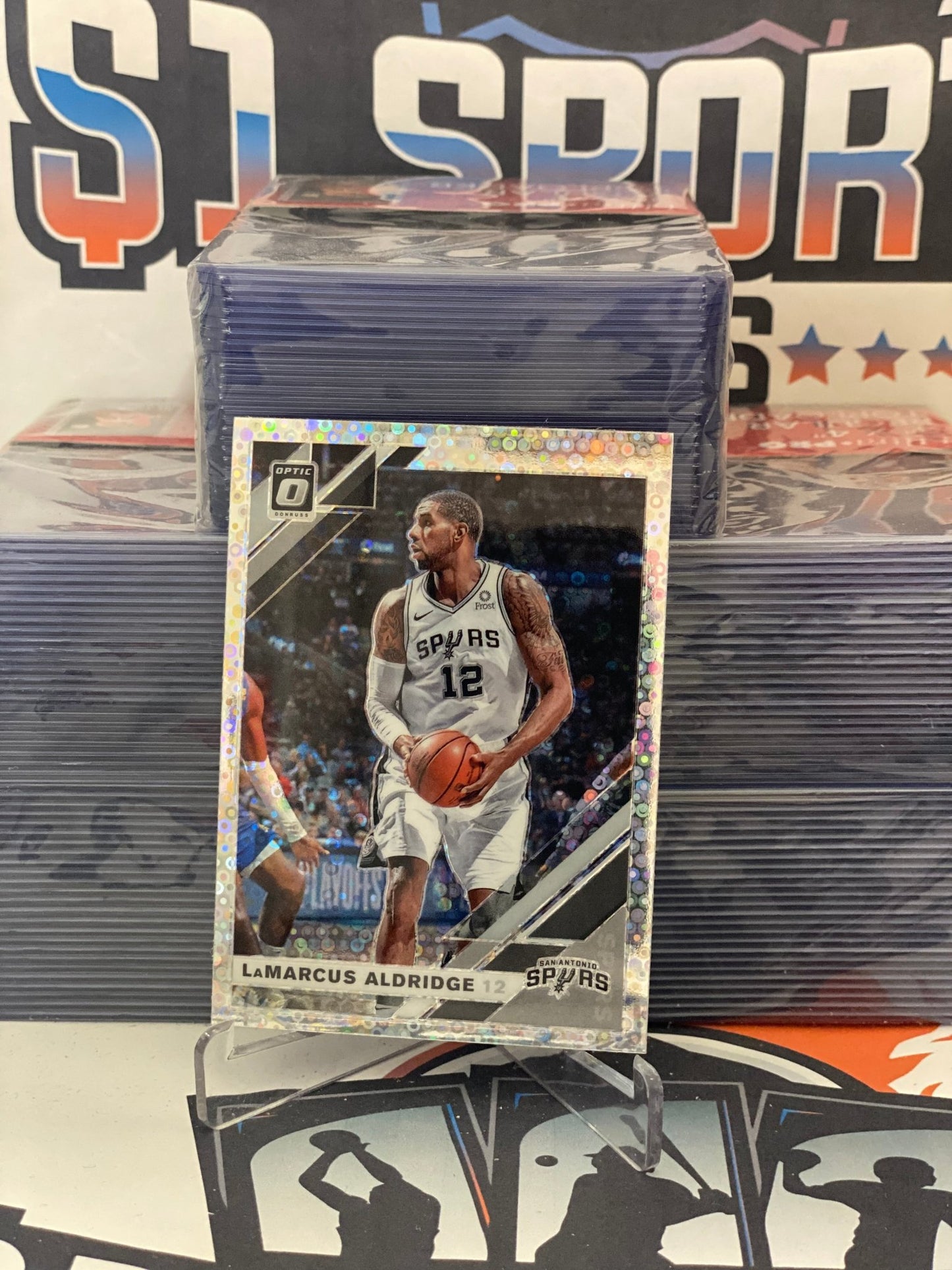 2019 Donruss Optic (Disco Prizm) LaMarcus Aldridge #147