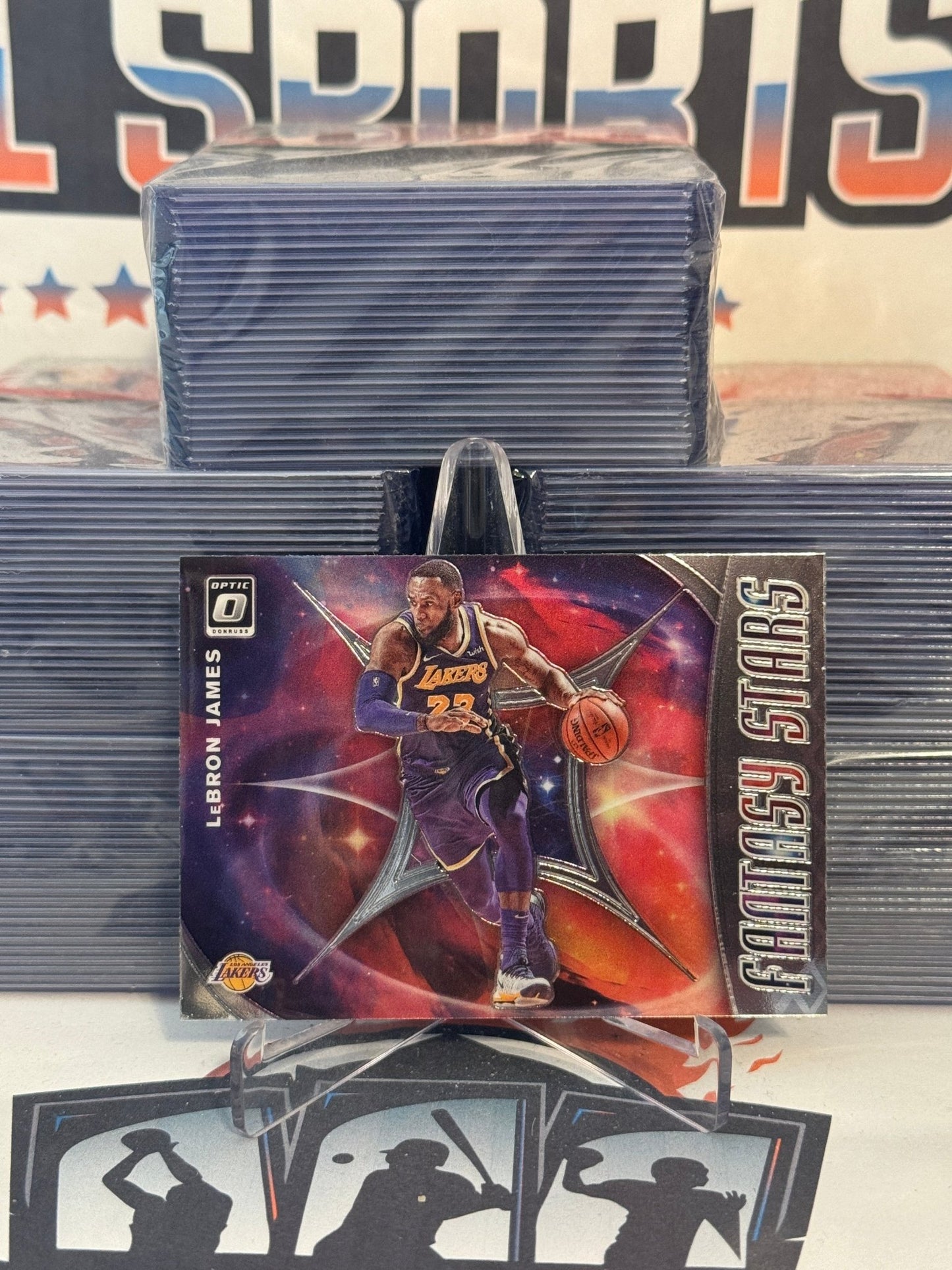 2019 Donruss Optic (Fantasy Stars) LeBron James #14