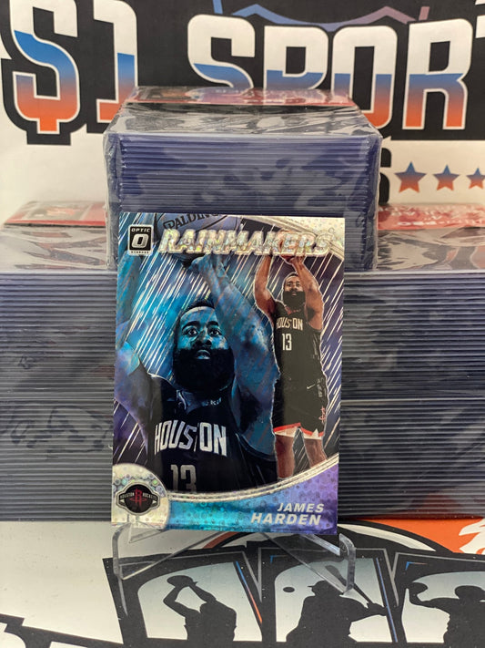2019 Donruss Optic (Fast Break Holo Prizm, Rainmakers) James Harden #18