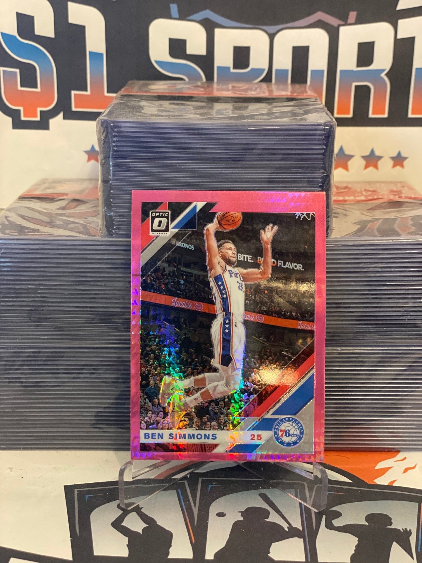 2019 Donruss Optic (Fast Break Pink Prizm) Ben Simmons #55