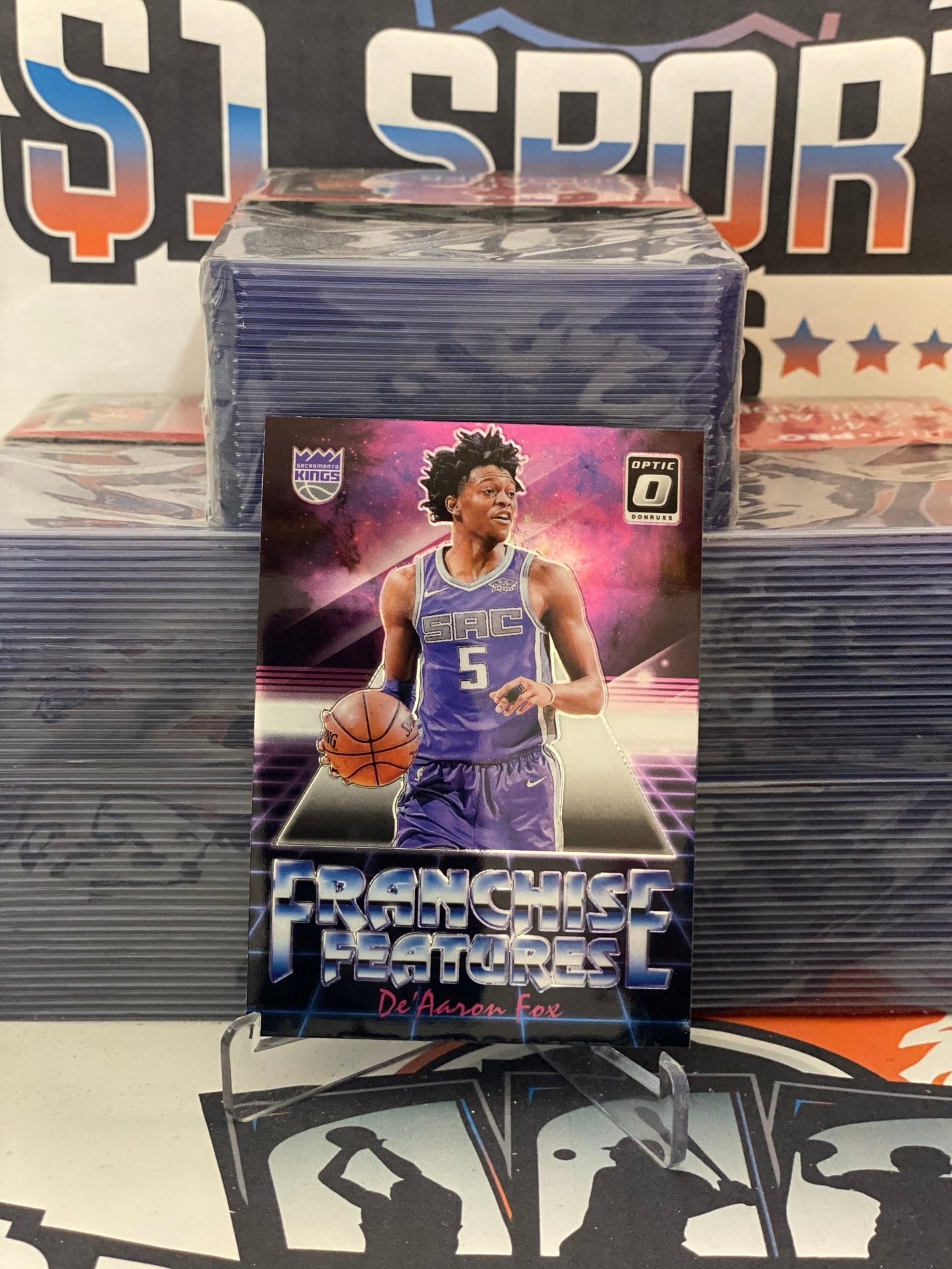 2019 Donruss Optic (Franchise Features) De'Aaron Fox #26