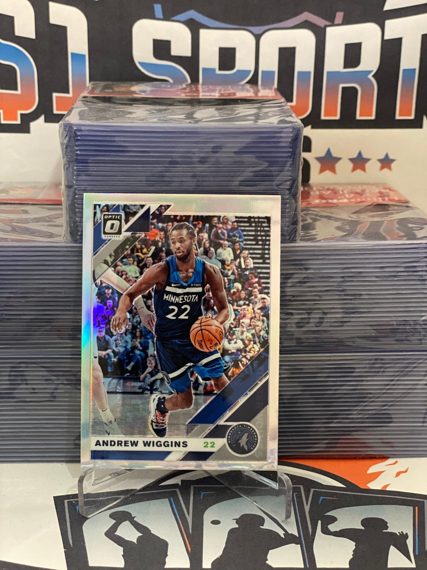 2019 Donruss Optic (Holo Prizm) Andrew Wiggins #111