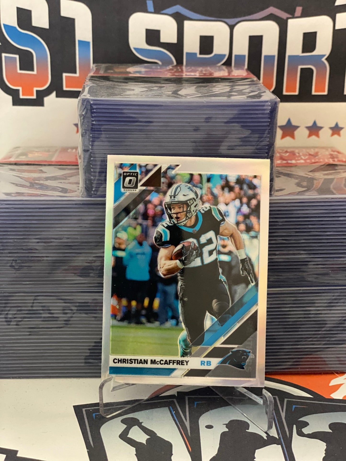 2019 Donruss Optic (Holo Prizm) Christian McCaffrey #17